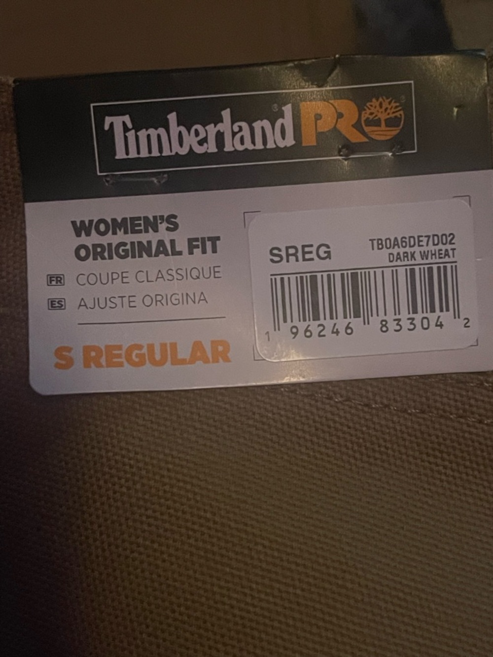 Timberland Brown Canvas Bib Overalls - Picture 3 of 3
